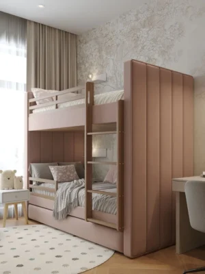 Blush Pink Bunk Bed