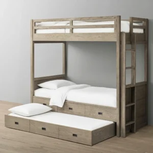 Brighton Triple Bunk Bed with Storage