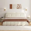 Block Tufted Upholstered Bed
