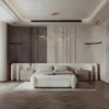 Aadelle Grand Curved Wingback Bed