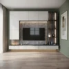 Aadixo Storage TV Wall Unit with Display Shelves