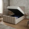 Aalure Channel-Paneled Storage Bed