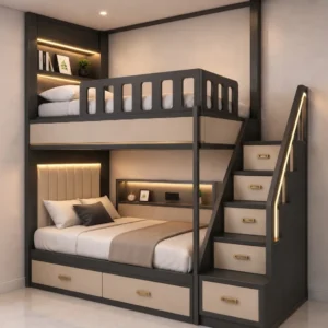 Aamora Royale Bunk Bed with Storage