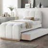 Aavyn Scalloped Panel Trundle Bed