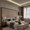Aabris Framed Channel Wall Panel Bed