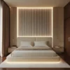 Aavlir Ribbed Wall Panel Bed