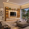 Aazy Two-Tier Storage TV Wall Unit