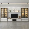 Alshy Tv Wall Unit with Dual Storage Tower